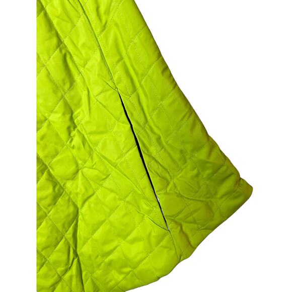 Curations Reversible Hooded Poncho Cape Jacket  M/L Blue - Picture 9 of 10